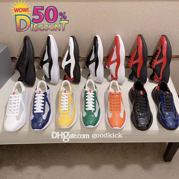 americas cup designer shoes sneakers yellow patent leather flat trainers black white mesh breathable nylon casual outdoor walking
americas cup designer shoes sneakers yellow patent leather flat trainers black white mesh breathable nylon casual outdoor walking