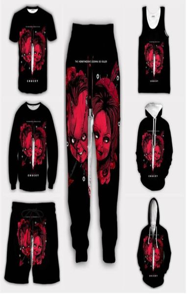 2022 new fashion horror movie chucky 3d print menwomen casual shorts pants tshirt vest sweatshirt hoodies zipper hoodies g6472186, Black;brown
2022 new fashion horror movie chucky 3d print menwomen casual shorts pants tshirt vest sweatshirt hoodies zipper hoodies g6472186, Black;brown