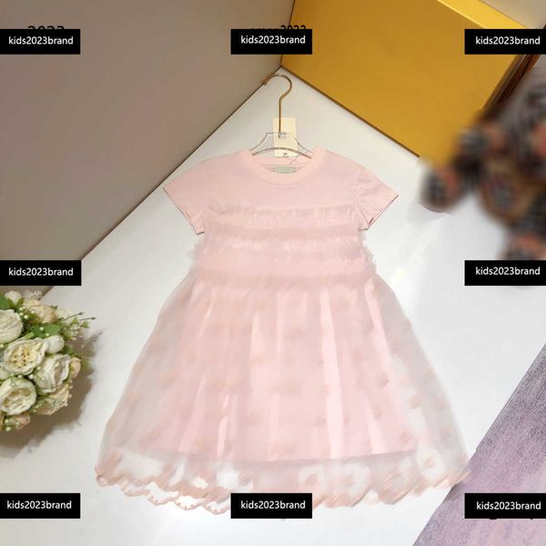 designer baby dress letter embroidery decoration girl summer dress size 90-160 cm double layer lace skirt may25, Red;yellow
designer baby dress letter embroidery decoration girl summer dress size 90-160 cm double layer lace skirt may25, Red;yellow