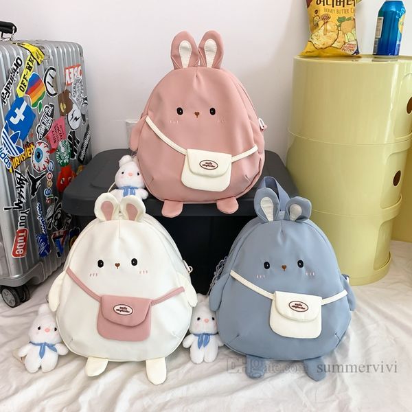 children cartoon rabbit backpacks boys girls large capacity double shoulder school bag kids canvas casual backpack z3577v
children cartoon rabbit backpacks boys girls large capacity double shoulder school bag kids canvas casual backpack z3577v