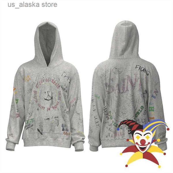 men's hoodies sweatshirts vintage saint michael hoodie men women graffiti makes old holes loose pullover hooded t230819, Black
men's hoodies sweatshirts vintage saint michael hoodie men women graffiti makes old holes loose pullover hooded t230819, Black