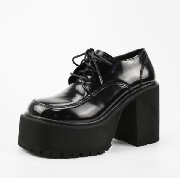 dress shoes super high heel lace up single shoe 2023 spring style mary jane shoes heightened personality women's heels 230818, Black
dress shoes super high heel lace up single shoe 2023 spring style mary jane shoes heightened personality women's heels 230818, Black