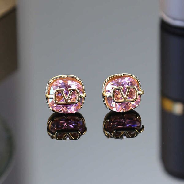 new pink zircon earrings for women simple exquisite small earrings light luxury and advanced design versatile earrings, Black
new pink zircon earrings for women simple exquisite small earrings light luxury and advanced design versatile earrings, Black
