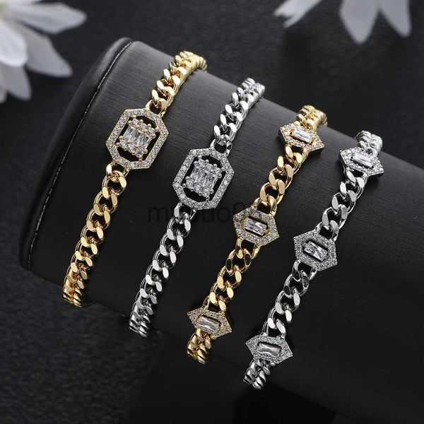 bangle new hiphop iced out cuban links stack bracelet jewelry for women wedding party cubic zircon aretes de mujer modernos b102 j230819, Black
bangle new hiphop iced out cuban links stack bracelet jewelry for women wedding party cubic zircon aretes de mujer modernos b102 j230819, Black