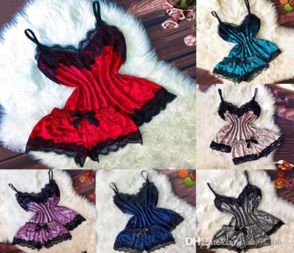 womens lace sleepwear two piece shorts set designer satin babydoll lingerie nightdress pajamas nightclub outfit7620320, Black;red
womens lace sleepwear two piece shorts set designer satin babydoll lingerie nightdress pajamas nightclub outfit7620320, Black;red
