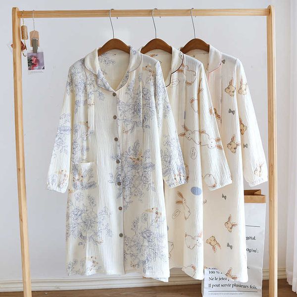 pure cotton crepe breastfeeding nightgown summer thin postpartum pure cotton gauze maternity dress pajama dress, White
pure cotton crepe breastfeeding nightgown summer thin postpartum pure cotton gauze maternity dress pajama dress, White