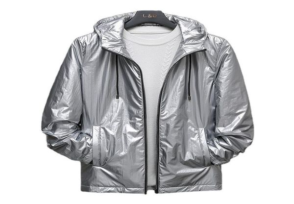 shiny silver metallic jacket men party dance night club mens hip hop coats slim hooded streetwear jaqueta masculina8665839, Black;brown
shiny silver metallic jacket men party dance night club mens hip hop coats slim hooded streetwear jaqueta masculina8665839, Black;brown
