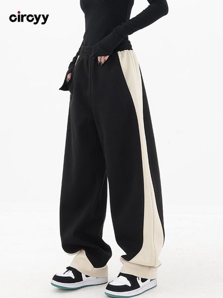 womens pants capris sweatpants women patchwork loose elastic waist wide leg casual spring streetwear fashion black y2k trousers 230818, Black;white
womens pants capris sweatpants women patchwork loose elastic waist wide leg casual spring streetwear fashion black y2k trousers 230818, Black;white
