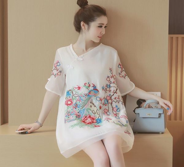 plus size chinese style women's vintage peacock flower exquisite embroidery cheongsam chic one-piece drs 5xl7166664, White;black
plus size chinese style women's vintage peacock flower exquisite embroidery cheongsam chic one-piece drs 5xl7166664, White;black