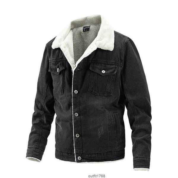 2023 winter new plushed warm denim jacket fashion trend men's wear american style, Black;brown
2023 winter new plushed warm denim jacket fashion trend men's wear american style, Black;brown