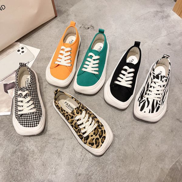 dress shoes square toe canvas spring autumn women breathable casual cloth student fashion leopard grid single 230818, Black
dress shoes square toe canvas spring autumn women breathable casual cloth student fashion leopard grid single 230818, Black