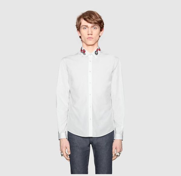 new fashion spring autumn embroidery collar coral snake mens shirts long sleeve slim fit casual cool business social shirt for mal4785768, White;black
new fashion spring autumn embroidery collar coral snake mens shirts long sleeve slim fit casual cool business social shirt for mal4785768, White;black
