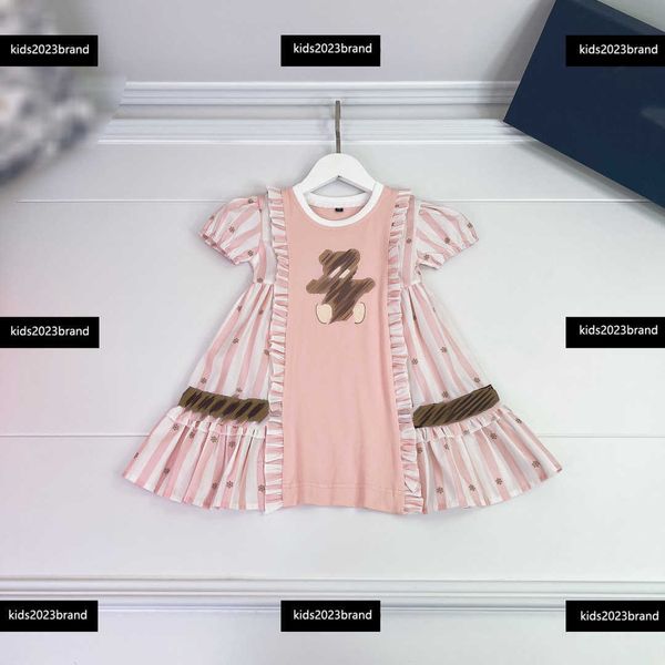 pleated decoration baby dress girl short sleeved dress fashion stripe design skirt size 90-150 cm new product april07, Red;yellow
pleated decoration baby dress girl short sleeved dress fashion stripe design skirt size 90-150 cm new product april07, Red;yellow