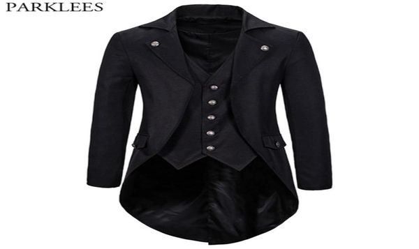 gothic victorian tailcoat jacket men steampunk medieval cosplay costume male pirate viking renaissance formal tuxedo coats 2xl y209434599, White;black
gothic victorian tailcoat jacket men steampunk medieval cosplay costume male pirate viking renaissance formal tuxedo coats 2xl y209434599, White;black