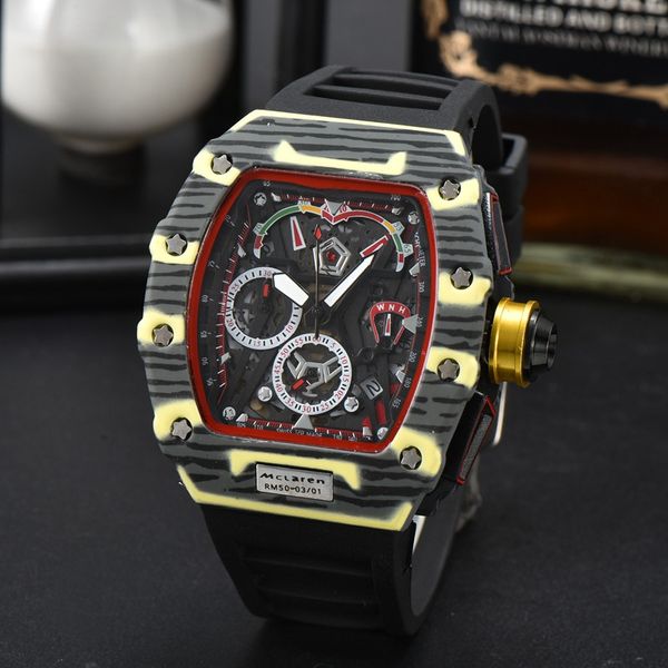 richar wrist watches for men 2023 mens watches five needles all dial work quartz watch luxury brand chronograph clock rubber belt fashion to, Slivery;golden
richar wrist watches for men 2023 mens watches five needles all dial work quartz watch luxury brand chronograph clock rubber belt fashion to, Slivery;golden