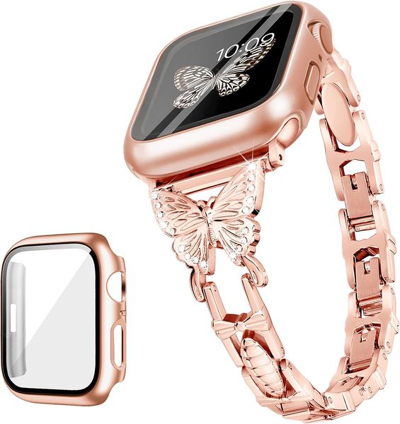 Delihgtor Compatible with Series 8 7 Apple Watch Band 45mm+Rose Gold Case Lightweight for Women iWatch Series 8 7(Rose Gold)
Delihgtor Compatible with Series 8 7 Apple Watch Band 45mm+Rose Gold Case Lightweight for Women iWatch Series 8 7(Rose Gold)