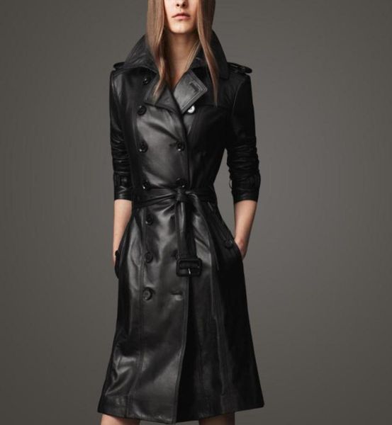 autumn black long leather jacket women fashion coat female windbreaker doublebreasted casual outerwear black large size9244972
autumn black long leather jacket women fashion coat female windbreaker doublebreasted casual outerwear black large size9244972