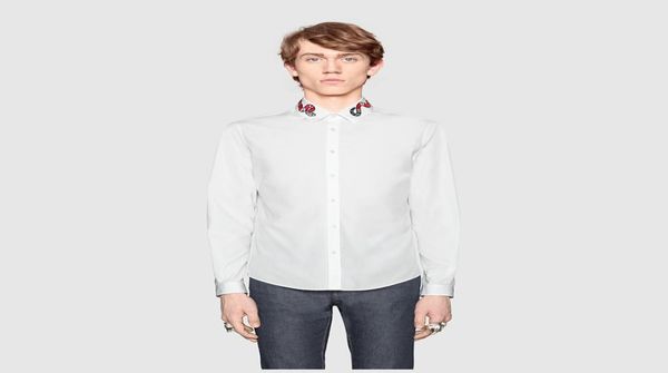 new fashion spring autumn embroidery collar coral snake mens shirts long sleeve slim fit casual cool business social shirt for mal1638555, White;black
new fashion spring autumn embroidery collar coral snake mens shirts long sleeve slim fit casual cool business social shirt for mal1638555, White;black