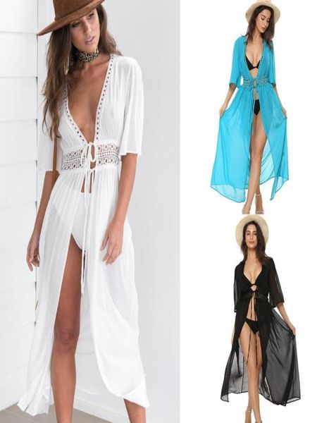 3 color bikini cover up women beach dress 2019 swimwear chiffon plus size bathing suit maxi dress bandage kimono cardigan9612553, Black;gray
3 color bikini cover up women beach dress 2019 swimwear chiffon plus size bathing suit maxi dress bandage kimono cardigan9612553, Black;gray