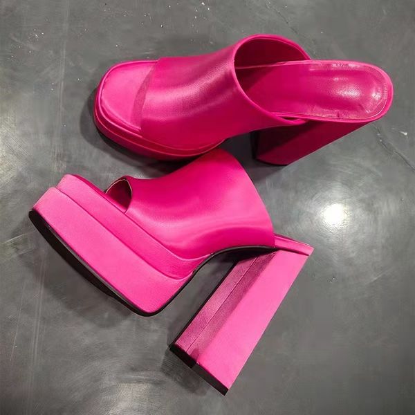 dress shoes summer square toe ladies sandals open party super high heel platform heels fashion handmade women mules 230818, Black
dress shoes summer square toe ladies sandals open party super high heel platform heels fashion handmade women mules 230818, Black
