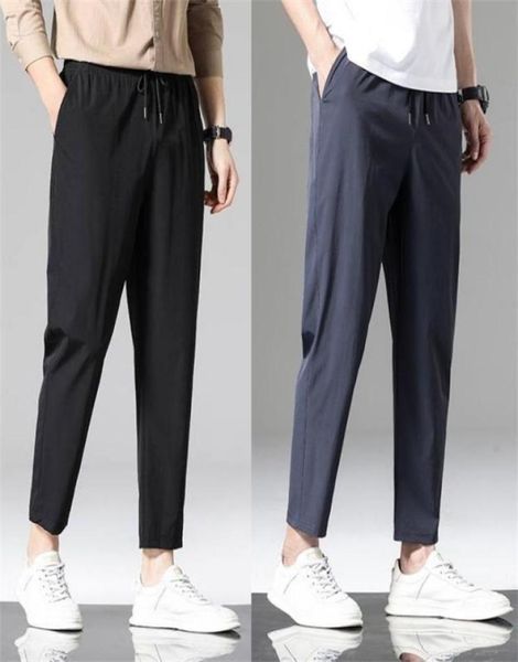 men039s pants ice silk men summer casual sweatpants comfort elastic waist skinny trouser stylemen039s1457517, Black
men039s pants ice silk men summer casual sweatpants comfort elastic waist skinny trouser stylemen039s1457517, Black