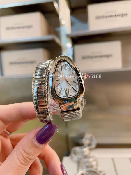 women's quartz watch snake shaped dual color double ring winding strap diamond watch sapphire crown rose gold all steel serpentitubogas, Slivery;brown
women's quartz watch snake shaped dual color double ring winding strap diamond watch sapphire crown rose gold all steel serpentitubogas, Slivery;brown