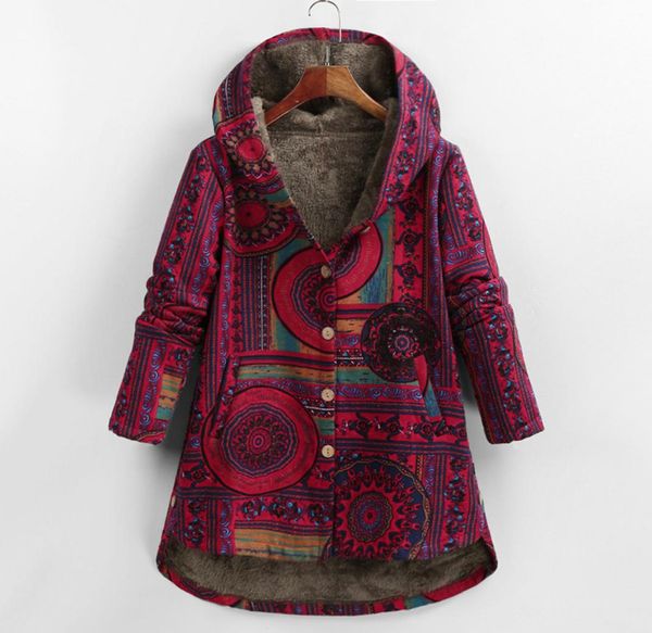 women hooded faux fur coat winter jacket geometric print button long sleeve pockets cotton parka plus size women039s down jacke4619488, Black
women hooded faux fur coat winter jacket geometric print button long sleeve pockets cotton parka plus size women039s down jacke4619488, Black