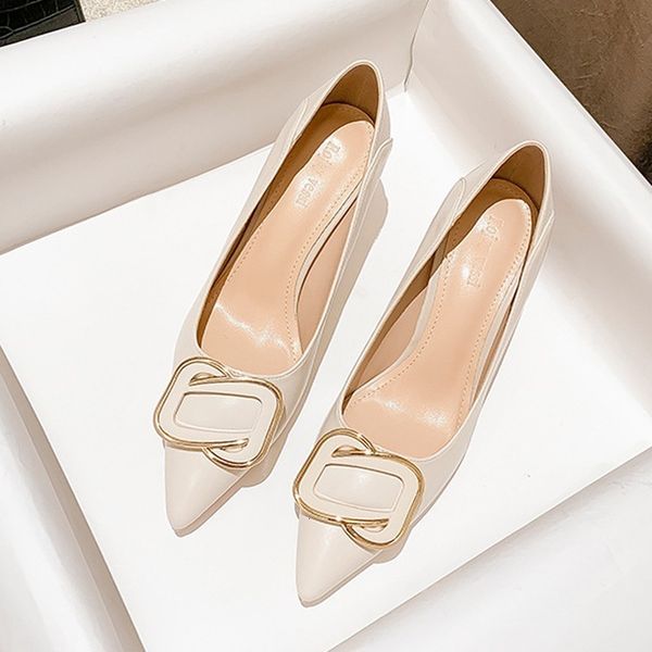dress shoes beige single shoes female 2023 spring and autumn soft leather not wear foot french gentle with skirt high 230818, Black
dress shoes beige single shoes female 2023 spring and autumn soft leather not wear foot french gentle with skirt high 230818, Black