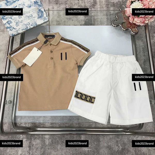 kids clothes child sets baby 2pcs summer letter stripe polo shirt and elasticated waist shorts tracksuit outdoor size 100-150 cm feb21, White
kids clothes child sets baby 2pcs summer letter stripe polo shirt and elasticated waist shorts tracksuit outdoor size 100-150 cm feb21, White