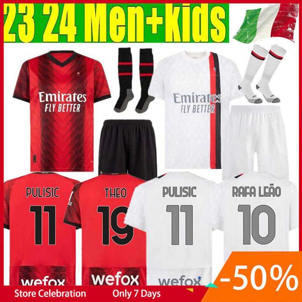 23 24 premium giroud pulisic soccer jerseys 2023 2024 rebic theo bennacer kessie de ketelaere rafa leao football shirts kjaer ac milans men, White;black
23 24 premium giroud pulisic soccer jerseys 2023 2024 rebic theo bennacer kessie de ketelaere rafa leao football shirts kjaer ac milans men, White;black