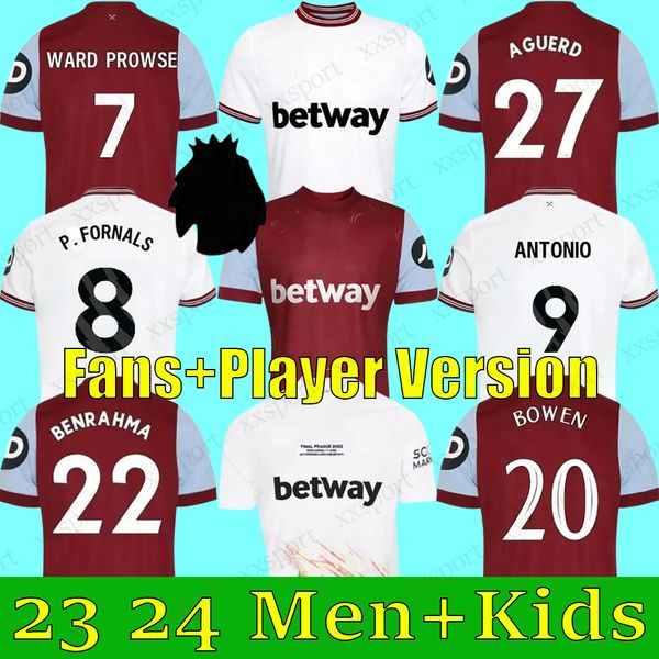 23 24 west hams ward prowse paqueta soccer jerseys alvarez bowen antonio emerson soucek fornals downes benrahma football men and kids player, Black;yellow
23 24 west hams ward prowse paqueta soccer jerseys alvarez bowen antonio emerson soucek fornals downes benrahma football men and kids player, Black;yellow