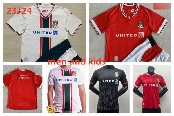 2023 2024 wrexham soccer jerseys kids kit 23/24 home away third football shirt crysau pel droed camisetas futbol maillot foot davies kidsthi, Black;yellow
2023 2024 wrexham soccer jerseys kids kit 23/24 home away third football shirt crysau pel droed camisetas futbol maillot foot davies kidsthi, Black;yellow