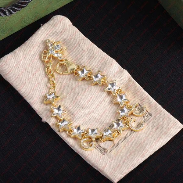 golden star zircon bracelet. brand fashion ladies bracelet. valentine's wedding gift. personality designer women's bracelet., Black
golden star zircon bracelet. brand fashion ladies bracelet. valentine's wedding gift. personality designer women's bracelet., Black