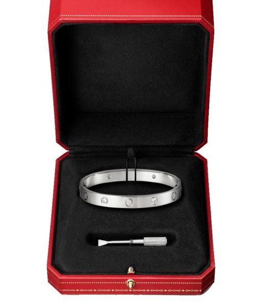luxury gold plated bangle love bracelet screw design rose gold platinum designers jewelry bangles 4 diamonds 61mm bracelets for c3297275, Black
luxury gold plated bangle love bracelet screw design rose gold platinum designers jewelry bangles 4 diamonds 61mm bracelets for c3297275, Black