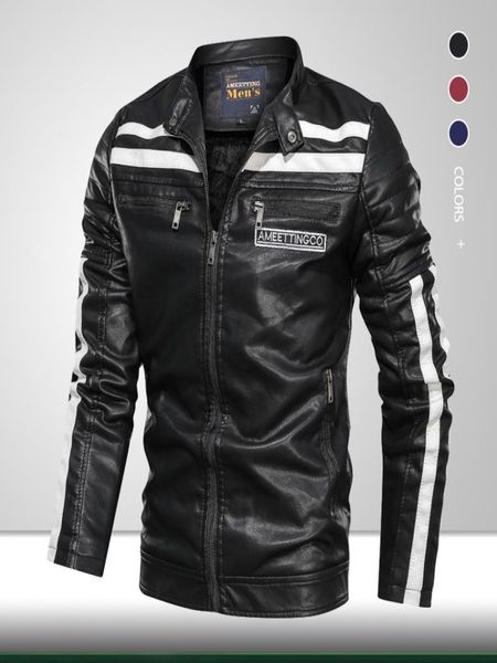 men039s motorcycle leather jacket 2020 winter men fashion casual biker jacket coat male stand collar warm pu outwe6576266, Black
men039s motorcycle leather jacket 2020 winter men fashion casual biker jacket coat male stand collar warm pu outwe6576266, Black
