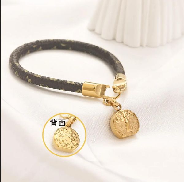 luxury fashion letter leather designer mens bangle women bracelets jewelry accessory jewelry gift, Black
luxury fashion letter leather designer mens bangle women bracelets jewelry accessory jewelry gift, Black