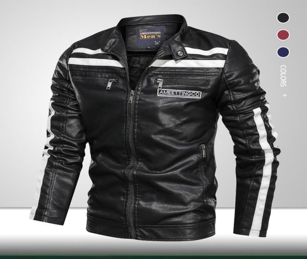 men039s motorcycle leather jacket 2020 winter men fashion casual biker jacket coat male stand collar warm pu outwe9712276, Black
men039s motorcycle leather jacket 2020 winter men fashion casual biker jacket coat male stand collar warm pu outwe9712276, Black