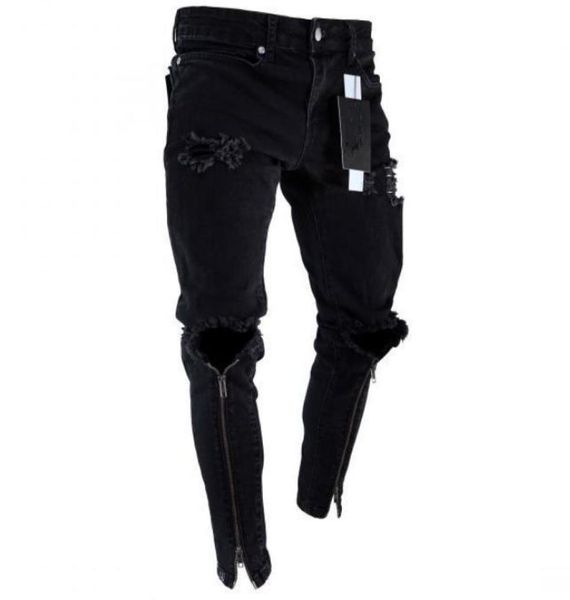 mens zipper holes designer jeans ripped slim fit represen mens pencil pants hiphop streetstyle male trousers9119095, Blue
mens zipper holes designer jeans ripped slim fit represen mens pencil pants hiphop streetstyle male trousers9119095, Blue