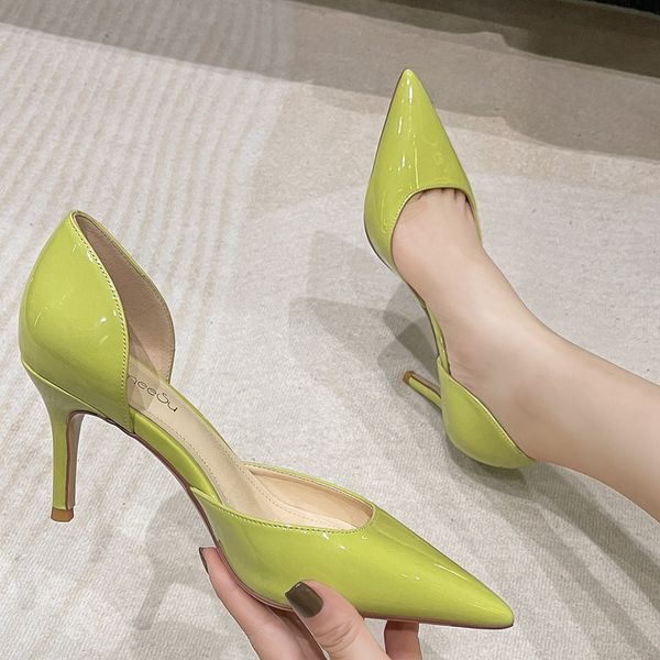 dress shoes maogu women pointed toe high heels patent leather office career ladies wedding party pumps elegant 2023 spring 34 230818, Black
dress shoes maogu women pointed toe high heels patent leather office career ladies wedding party pumps elegant 2023 spring 34 230818, Black