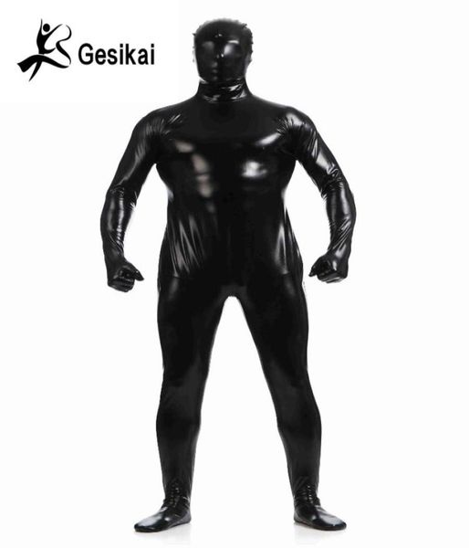 men039s metallic shiny zentai full bodysuit back zipper costum made tights suits men039s full bodysuit cosplay halloween cos2361042, Black
men039s metallic shiny zentai full bodysuit back zipper costum made tights suits men039s full bodysuit cosplay halloween cos2361042, Black
