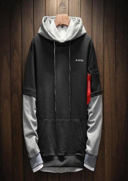 streetwear sweatshirt men hoodies new fashion long sleeve loose stitching fake twopiece hooded harajuku patchwork male new2009087817, Black
streetwear sweatshirt men hoodies new fashion long sleeve loose stitching fake twopiece hooded harajuku patchwork male new2009087817, Black