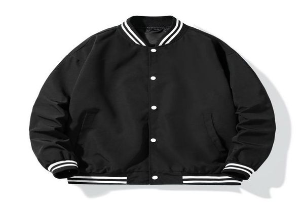solid color bomber jacket varsity baseball windbreakers oversize hip hop outerwear for college couples streetwear men0398568614, Black;brown
solid color bomber jacket varsity baseball windbreakers oversize hip hop outerwear for college couples streetwear men0398568614, Black;brown