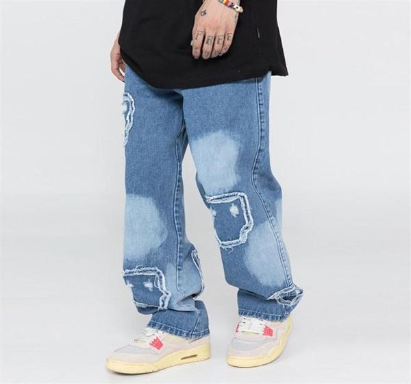 high street color spliced washed jeans mens and womens ripped straight oversize casual denim trousers26477331223, Blue
high street color spliced washed jeans mens and womens ripped straight oversize casual denim trousers26477331223, Blue