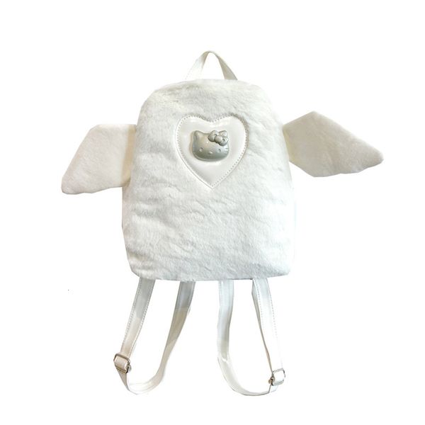 school bags woman's backpack solid color cute plush casual girl's bag multifunction small shoulder exquisite 230818
school bags woman's backpack solid color cute plush casual girl's bag multifunction small shoulder exquisite 230818