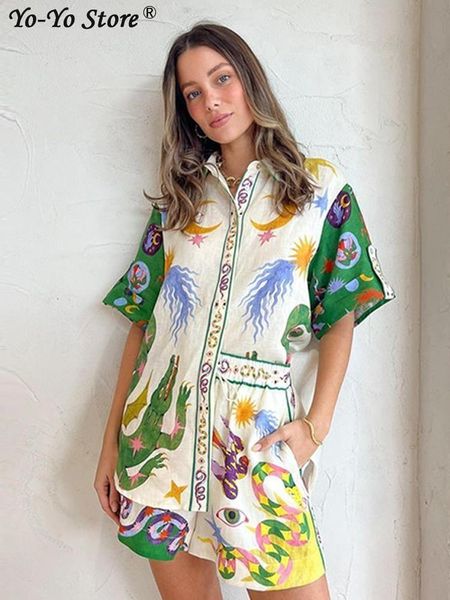 women's two piece pants summer animal printed women shirt shorts suit beach holiday casual loose lady suits short sleeve shirts elastic, White
women's two piece pants summer animal printed women shirt shorts suit beach holiday casual loose lady suits short sleeve shirts elastic, White
