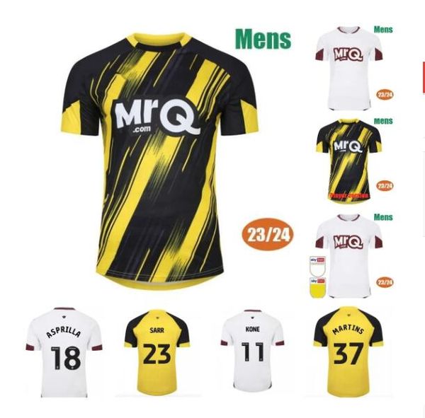 2023/24 watfords soccer jerseys football shirts men kids kit sarr kone martins kalu louza asprilla porteous home away yellow black white fan, Black;yellow
2023/24 watfords soccer jerseys football shirts men kids kit sarr kone martins kalu louza asprilla porteous home away yellow black white fan, Black;yellow