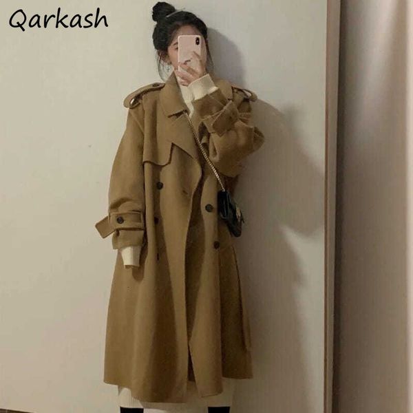womens wool blends women solid simple allmatch female autumn long classic stylish ulzzang korean style tender mujer holiday design outwear 2, Black
womens wool blends women solid simple allmatch female autumn long classic stylish ulzzang korean style tender mujer holiday design outwear 2, Black