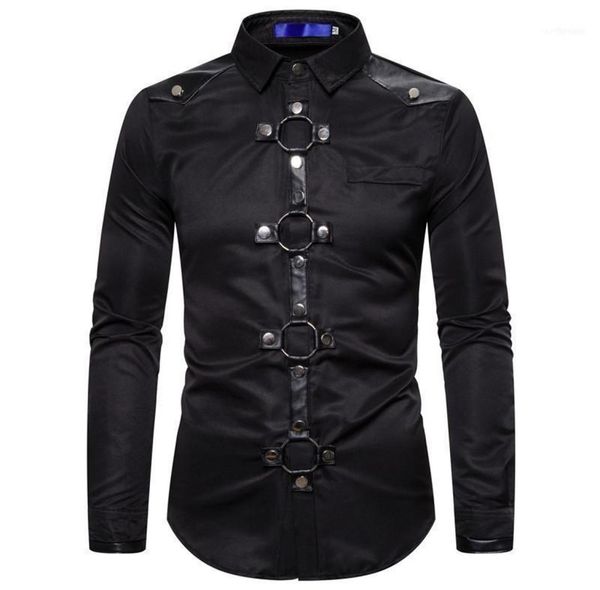 men039s casual shirts men vintage long sleeve slim fit shirt steampunk gothic victorian cosplay costume male streetwear14432458, White;black
men039s casual shirts men vintage long sleeve slim fit shirt steampunk gothic victorian cosplay costume male streetwear14432458, White;black
