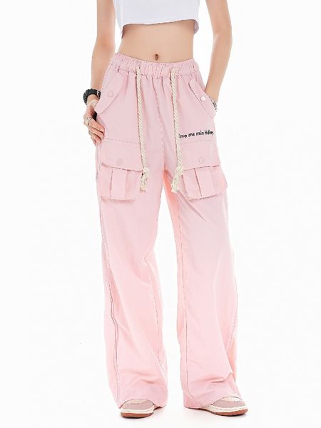 women's pants s zipper wide leg windproof pink for women men designer pockets elastic waist oversize y2k streetwear black trousers 2023, Black;white
women's pants s zipper wide leg windproof pink for women men designer pockets elastic waist oversize y2k streetwear black trousers 2023, Black;white