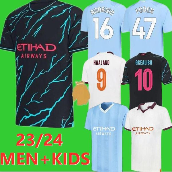 23 24 manchesters haaland soccer jerseys rodrigo kovacic bernardo grealish alvarez mans cities de bruyne foden mahrez haaland 2023 2024 foot, Black;yellow
23 24 manchesters haaland soccer jerseys rodrigo kovacic bernardo grealish alvarez mans cities de bruyne foden mahrez haaland 2023 2024 foot, Black;yellow